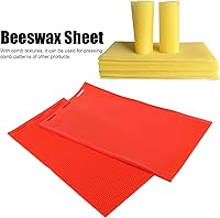 Vista 3 de Cera de abeja flexible de cera de abejas 2 piezas DIY prensa peine de goma hojas de cera de abejas hojas de panal hacer prensa máquina de grabado