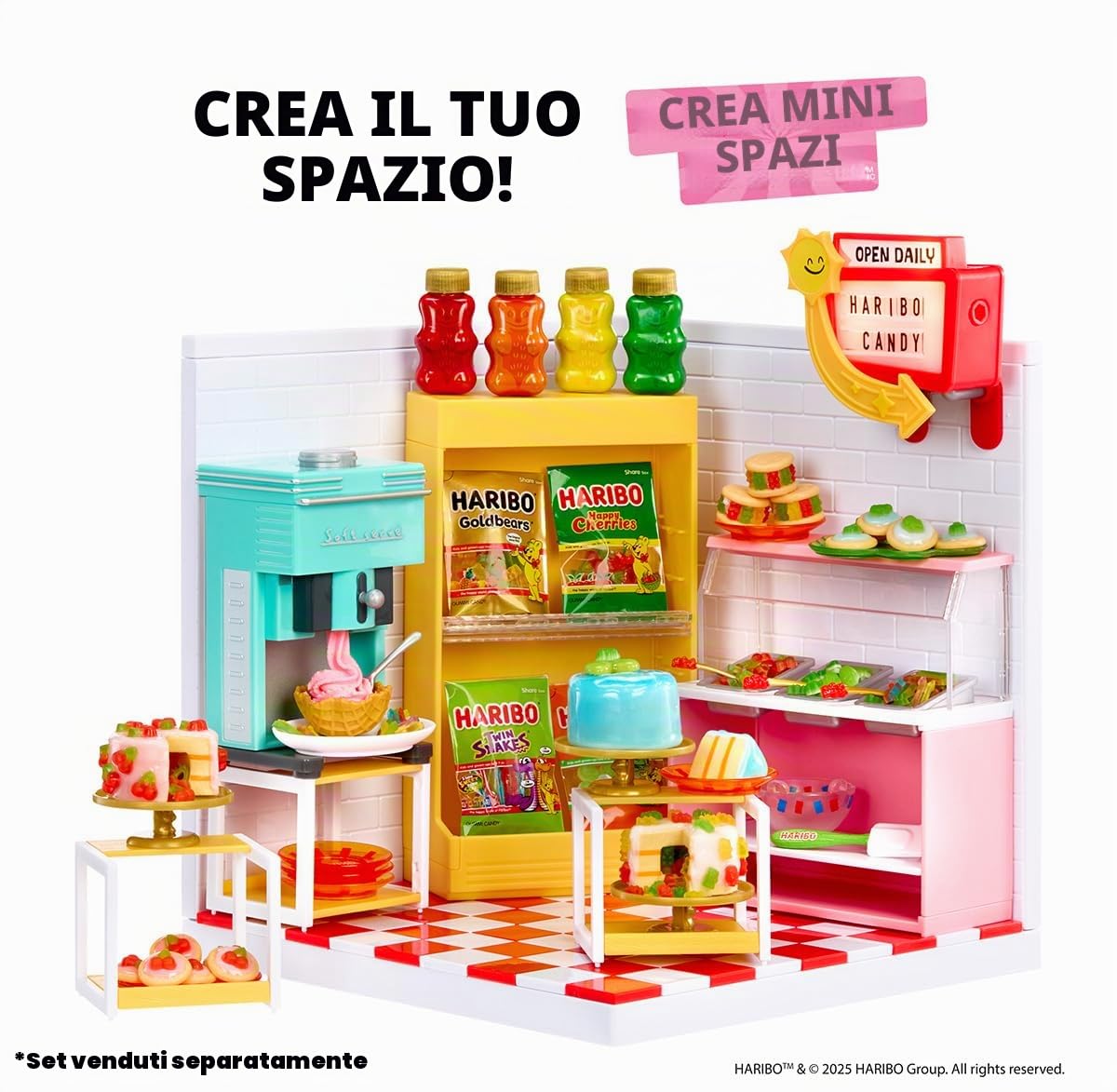 MGA's Miniverse Make It Mini Haribo Multipack - Miniature Collezionabili, Giochi in Resina Fai Da Te, Creazioni da Mescolare e Abbinare, NON Commestibili - Per Collezionisti, Età 8+