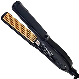 Grawya Abs Neo Tress Hair Crimper For Women Electric 4X Protection Gold Titanium Plate Crimp & Style Hair Styler (Hair Crimping Without Damage)