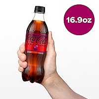 Vista 7 de Coca-Cola Zero Sugar Cherry Diet Soda - Bebida suave, 16.9 onzas líquidas, paquete de 6
