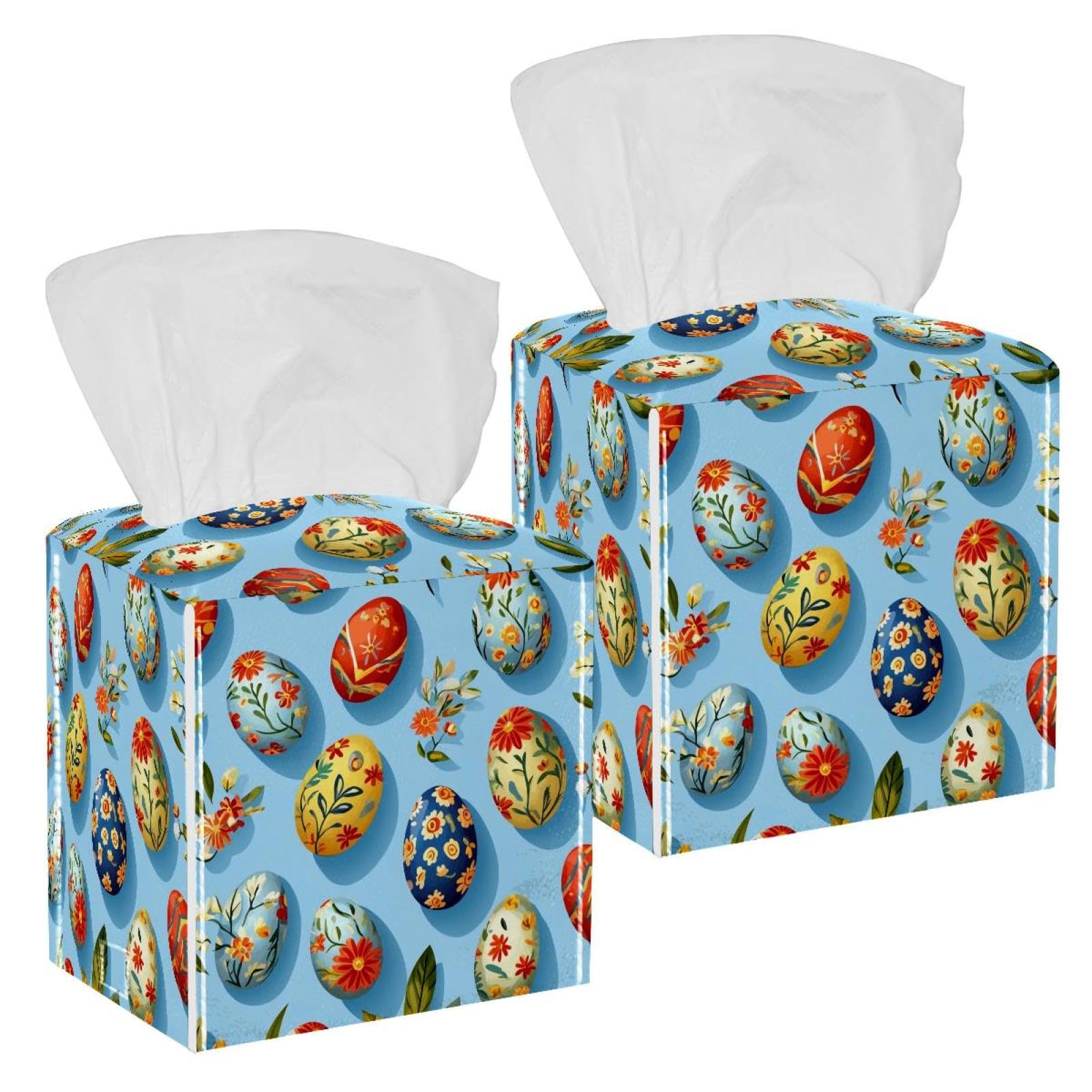 Boîte à mouchoirs en cuir pour voiture et table de salon raffinée