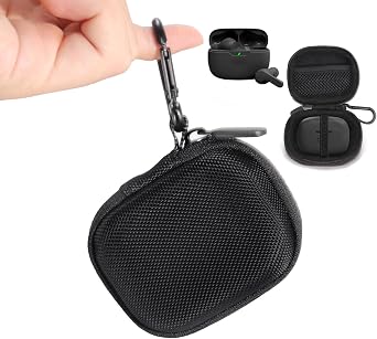 Earbuds Case Compatible with JBL Vibe Beam-True Wireless JBL Deep Bass Sound Earbuds Black