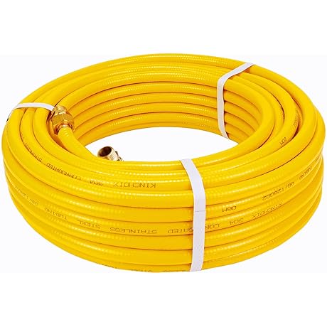 70ft 1/2&#x27;&#x27; Natural Gas Line Gas Tubing Pipe Kit 1/2 Gas Line