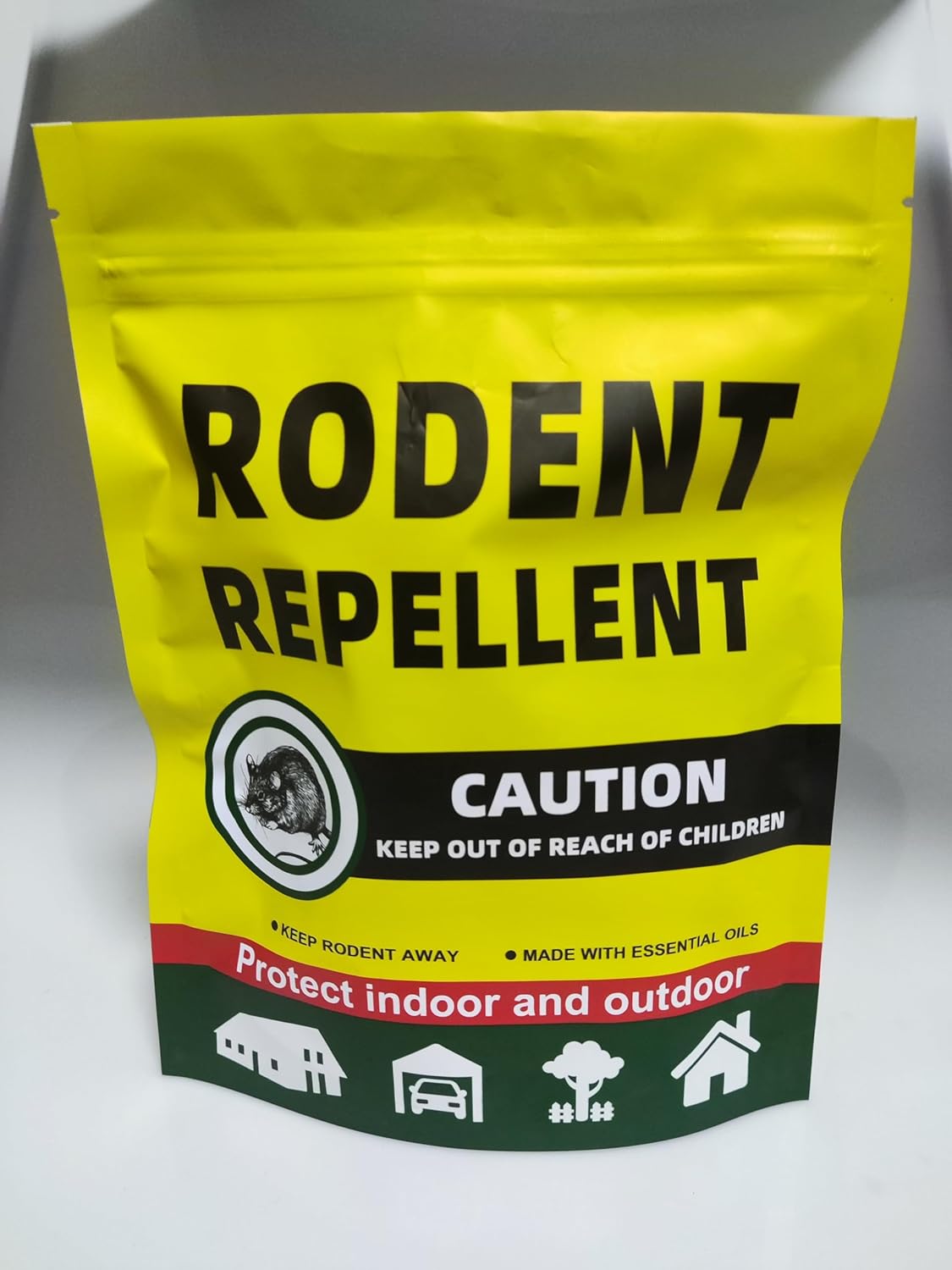 fcesiweg Rodent Repellent, Mice Repellent, Peppermint Rat Repellent, Keep Rodents Out of House/Cars/Rvs/Garages, Natural Mouse Repellents, Indoor & Outdoor 3 Months Protection, 12P