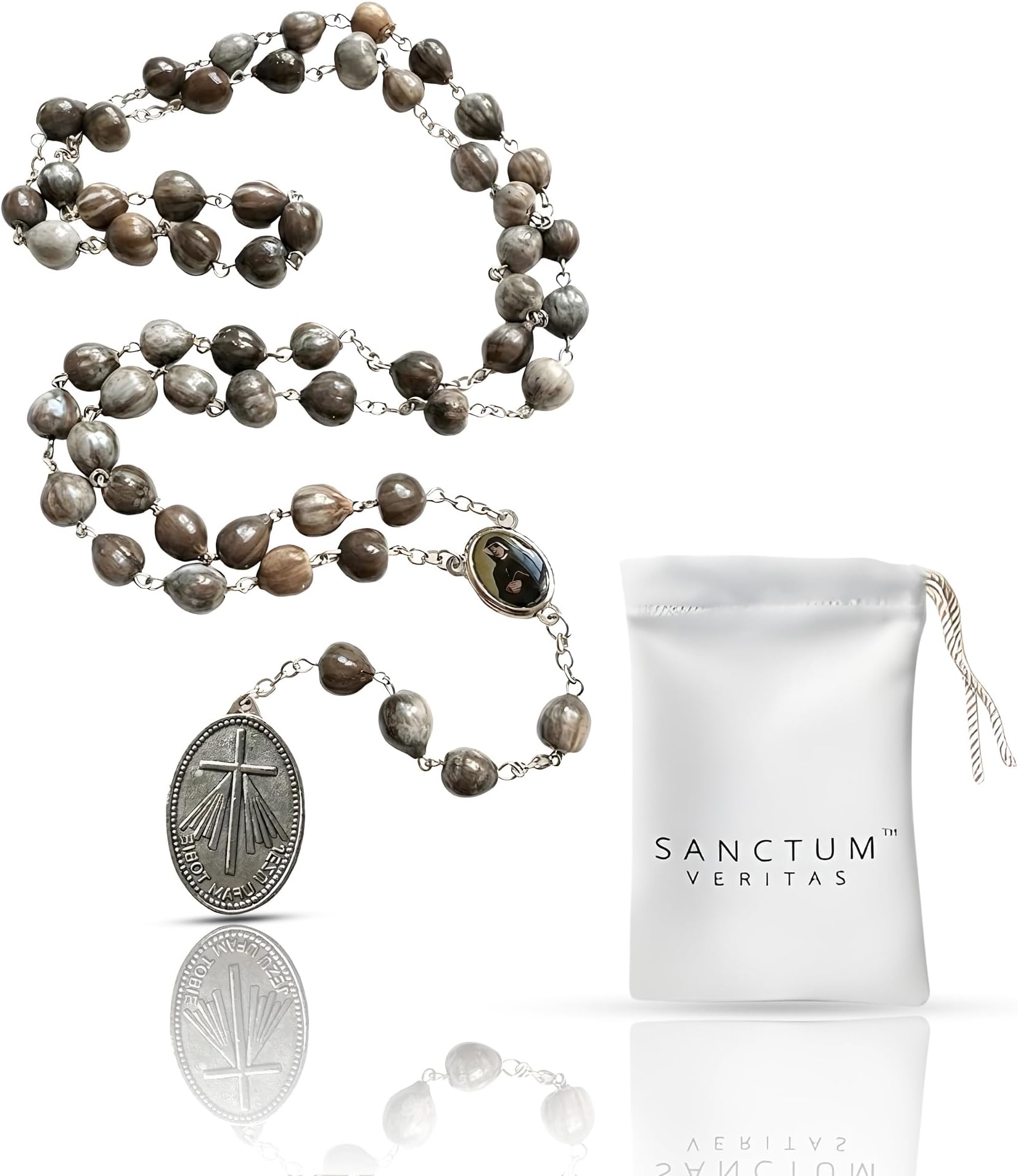 Saint Faustina Kowalska True Relic Chaplet Apostle Divine of Mercy Miraculous Medal Jesus I Trust in You Chaplet Three O' Clock Prayer Poland Polish Novena