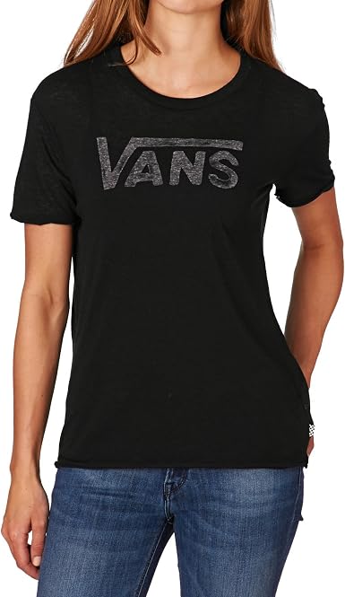 Amazon.com: Vans – Authentic V de agua – Camiseta de manga corta para  mujer, S, Negro : Ropa, Zapatos y Joyería