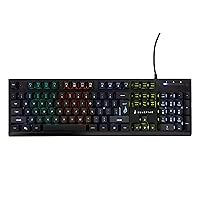 Surefire Kingpin X2 Gaming Tastiera Inglese US Gaming Multimedia Keyboard con Illuminazione