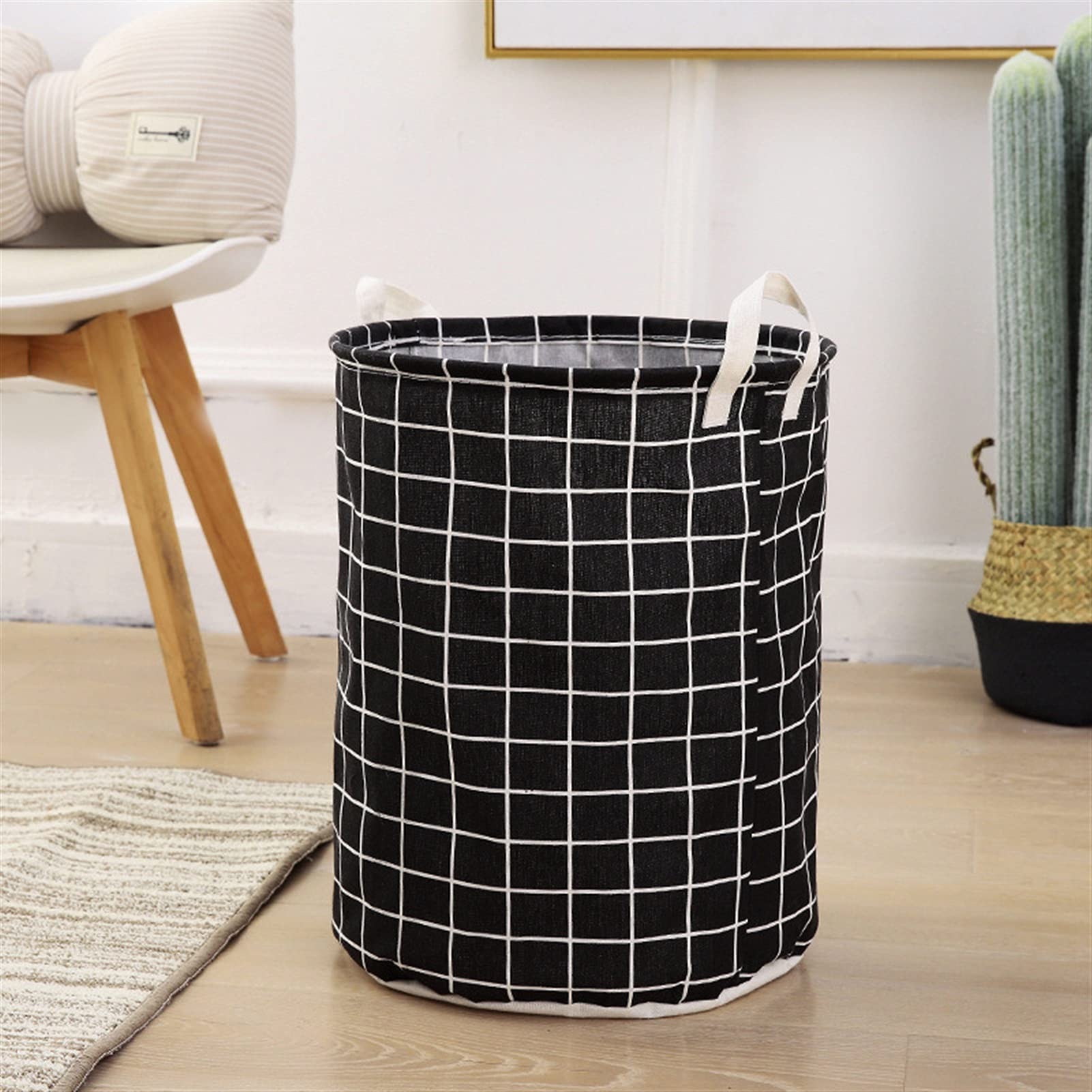 Panier à linge japonais en tissu pliable 34x44cm pour rangement de vêtements sales