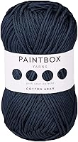 Vista 28 de Paintbox Yarns Hilo Aran 100% Algodón 1.76oz (50g), 93 Yardas (85m) - Lana Peinada Vino Tinto para Ganchillo o Tejer - Suave, Ligero para Suéteres