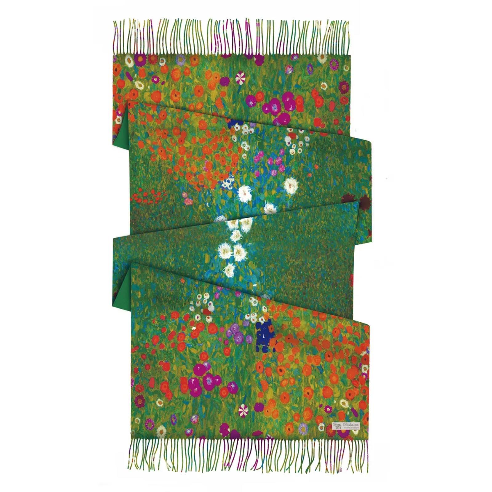 Schals Tücher Halstuch Scarf Ölgemälde Schal Blumenfarm Winterschal Frauen Rechteck Quasten Halten Warm Schal Schal Bandana