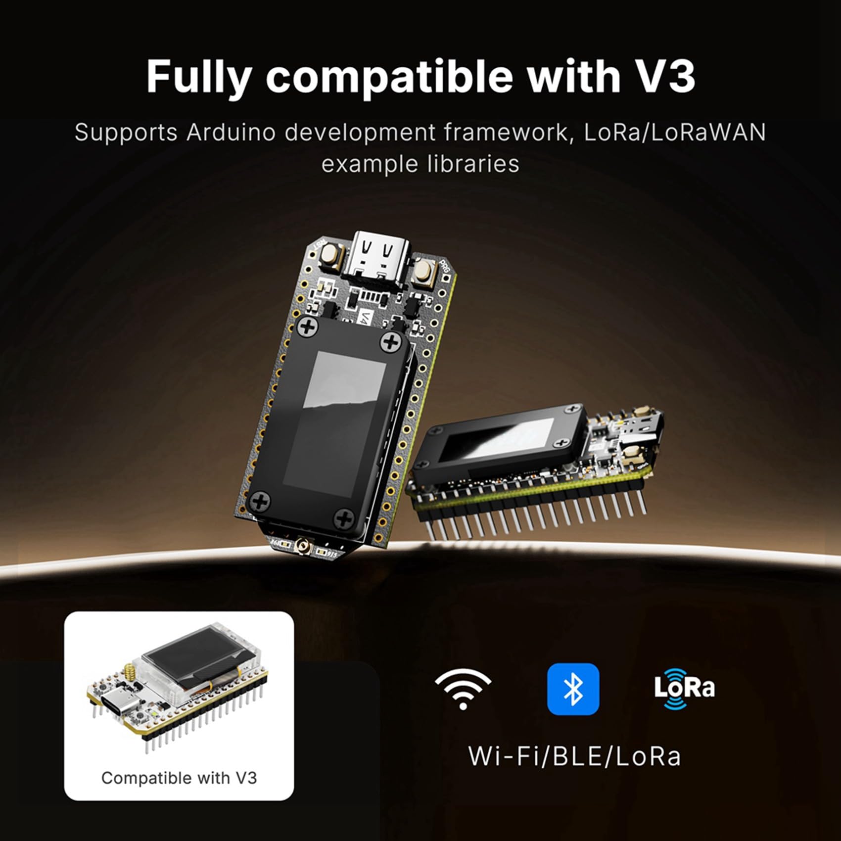 2 x LoRa 32 V4 Mesh tastic SX1262 0,96 OLED sieć Dev-Board Mesh Sieć Wi-fi LoRa BLE Low Power