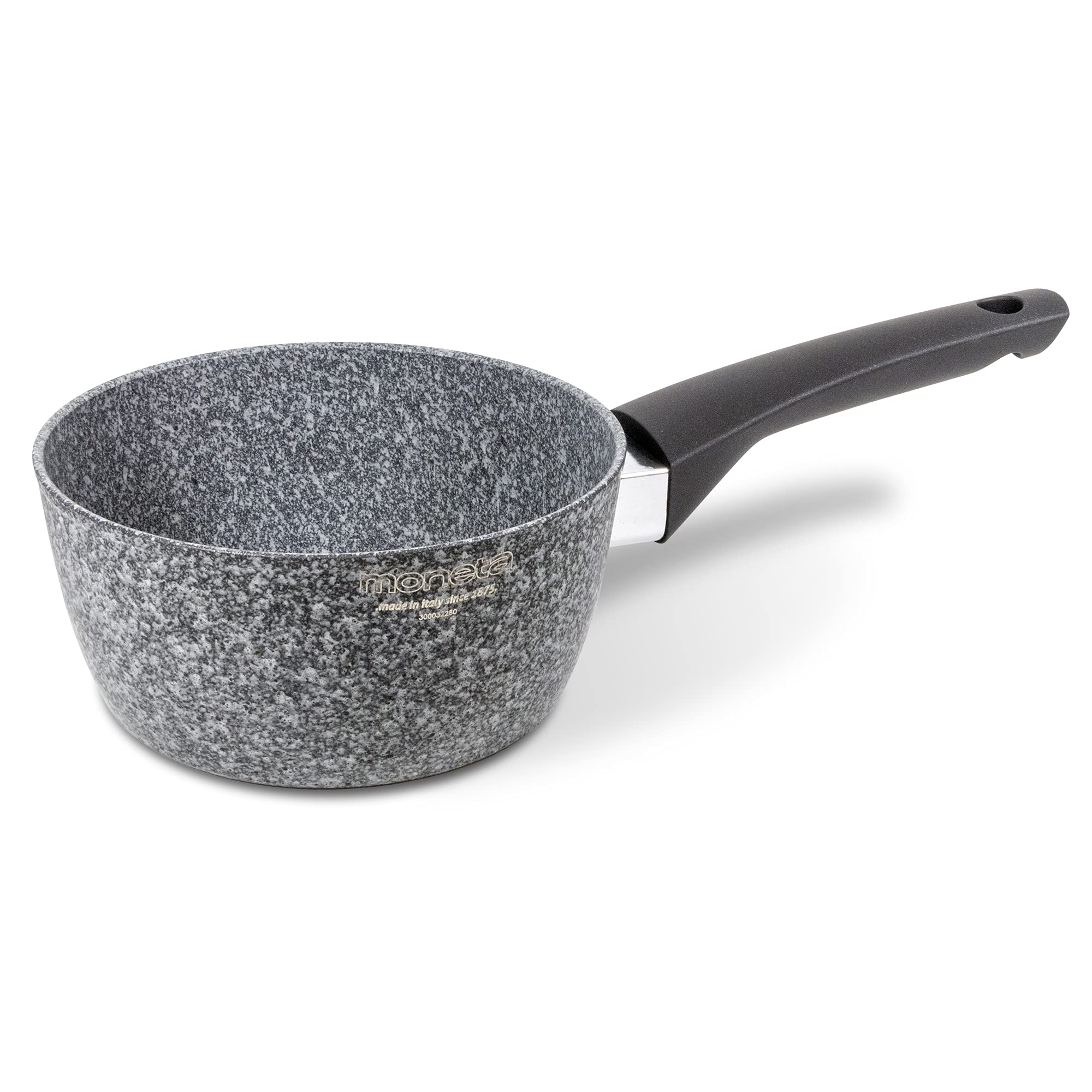 Moneta Sinfonia güveç tenceresi 1 sap 16 cm endüksiyon için de uygun, mineral parçacıklarıyla güçlendirilmiş, İtalya'da üretilmiştir