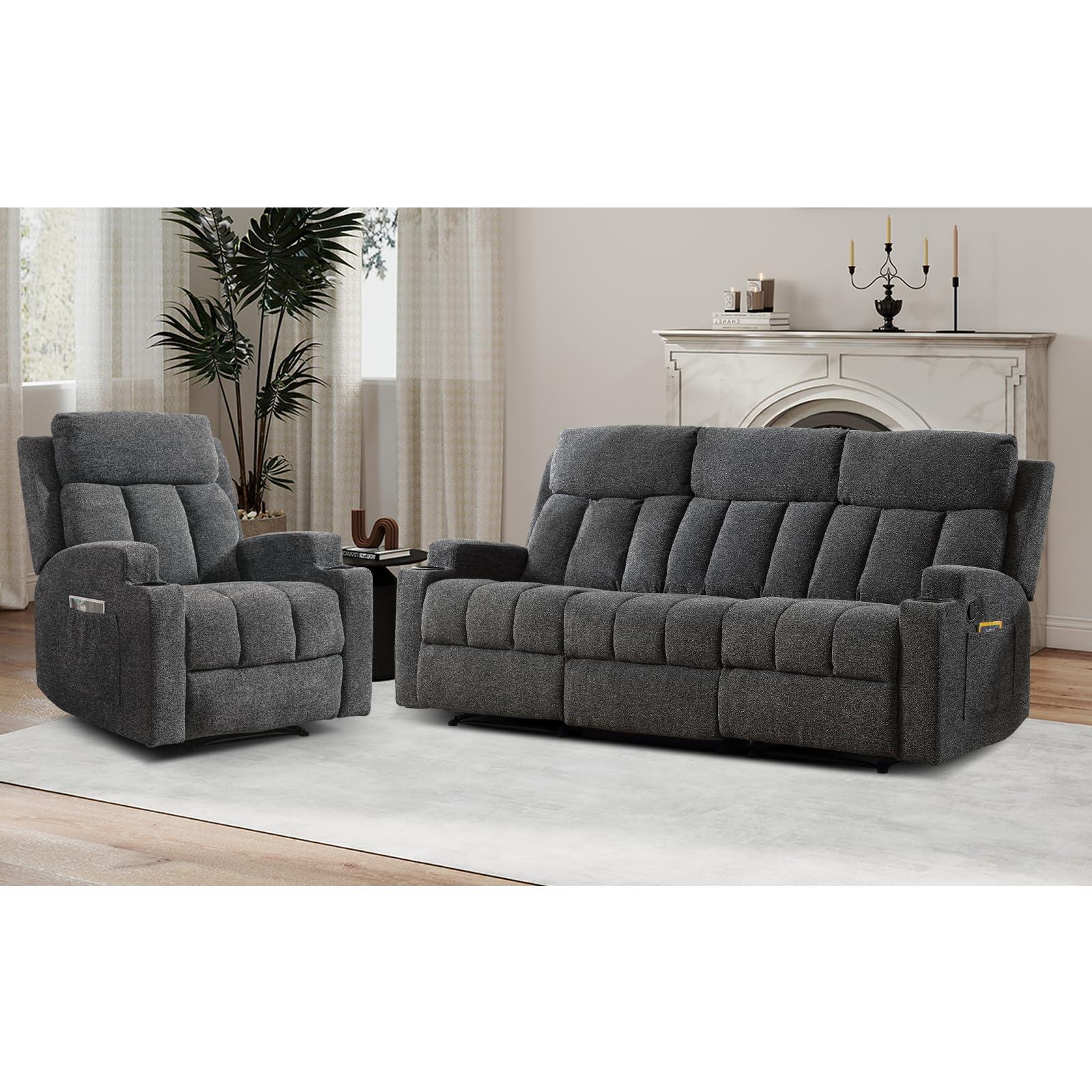 Dark Grey / Chair+Sofa