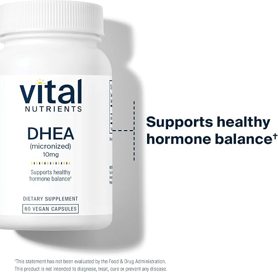 Vital Nutrients DHEA 10mg, 60 Capsules