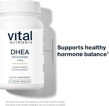 Vital Nutrients DHEA 10mg, 60 Capsules