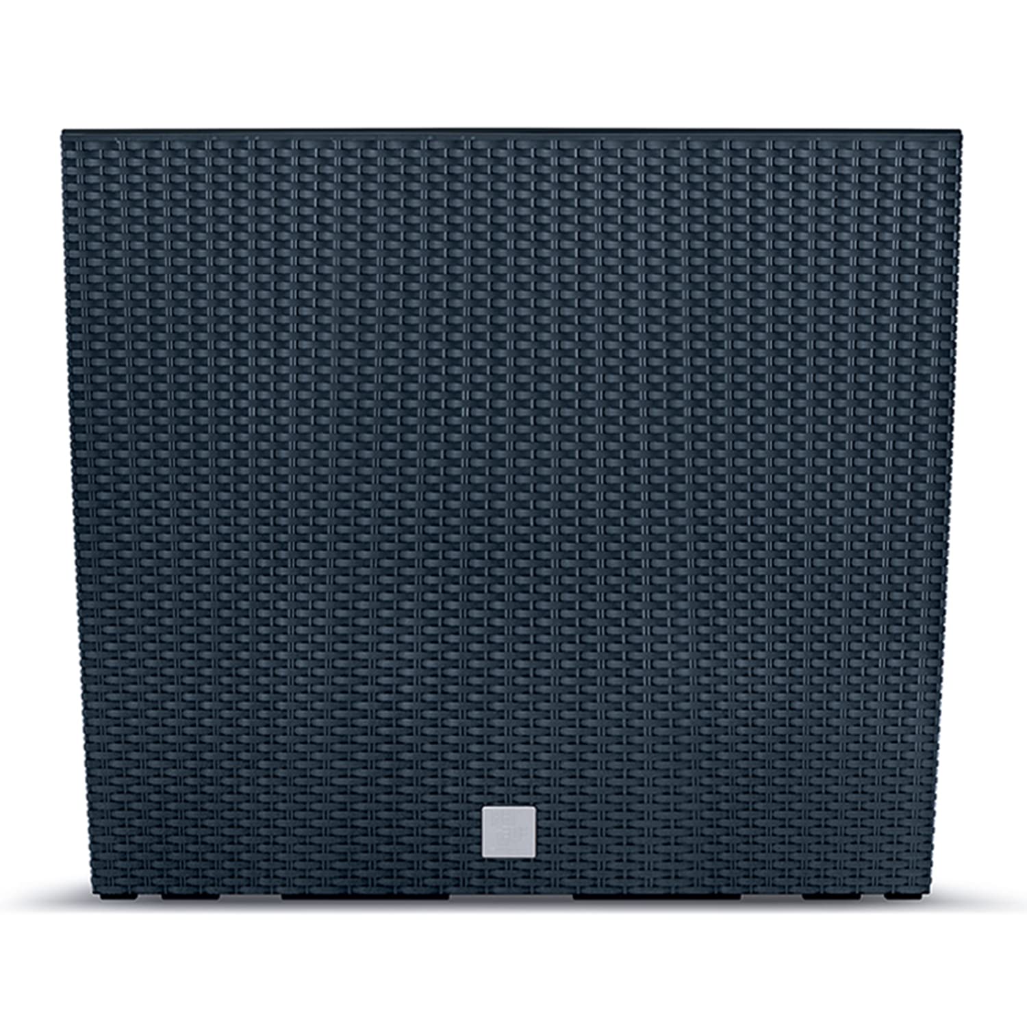 Conjunto de 3 macetas para flores, rectangular, Rato, casas decorativas de plástico, 18 x 58 x 49,8 cm, para interior, negro, volumen 44 litros, diseño moderno