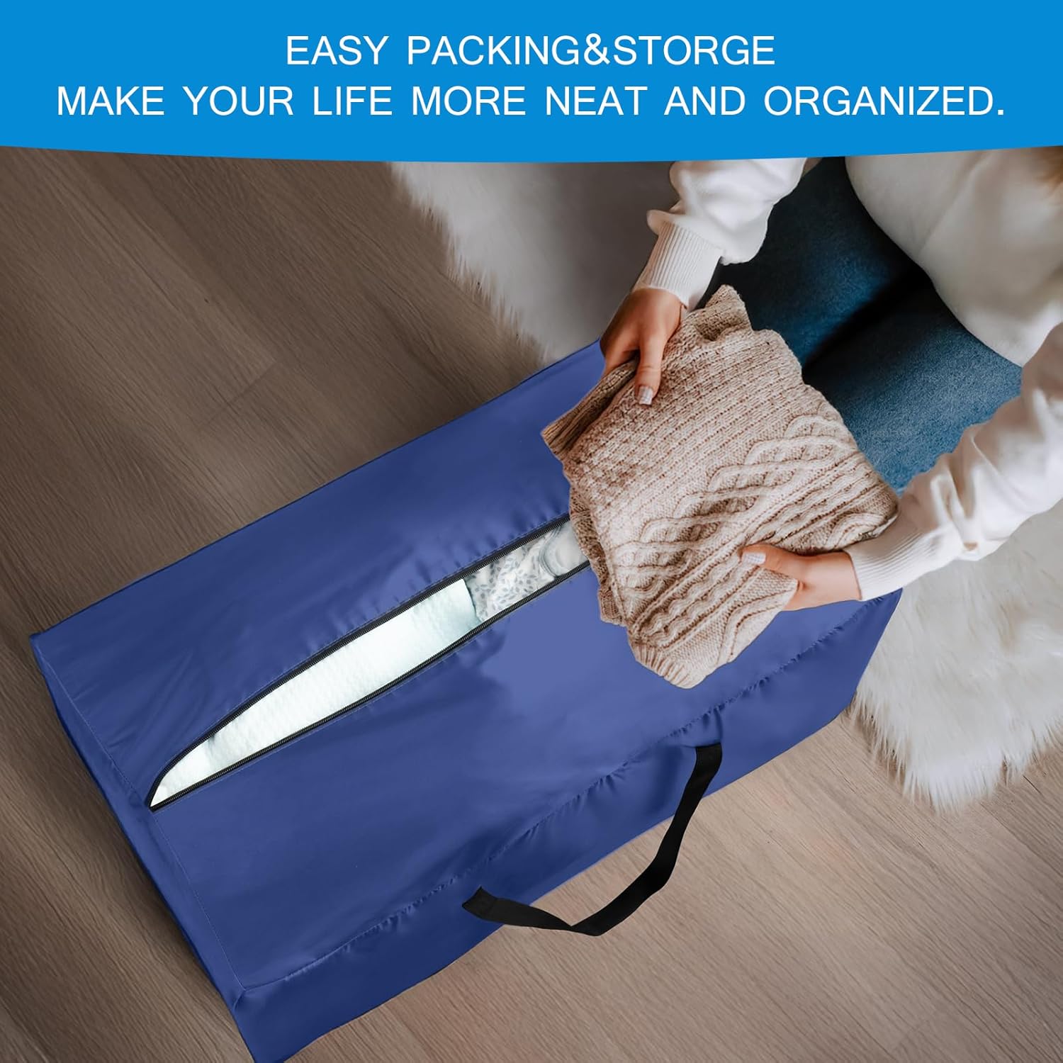 The Bundle of Cot Mattress Pad and Moving Bags for Camping