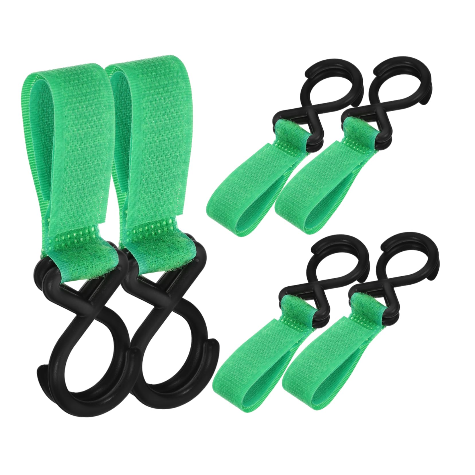 Toddmomy Stroller Bag Hooks 6pcs Universal Nylon Hooks Easy to Install Versatile for Bags