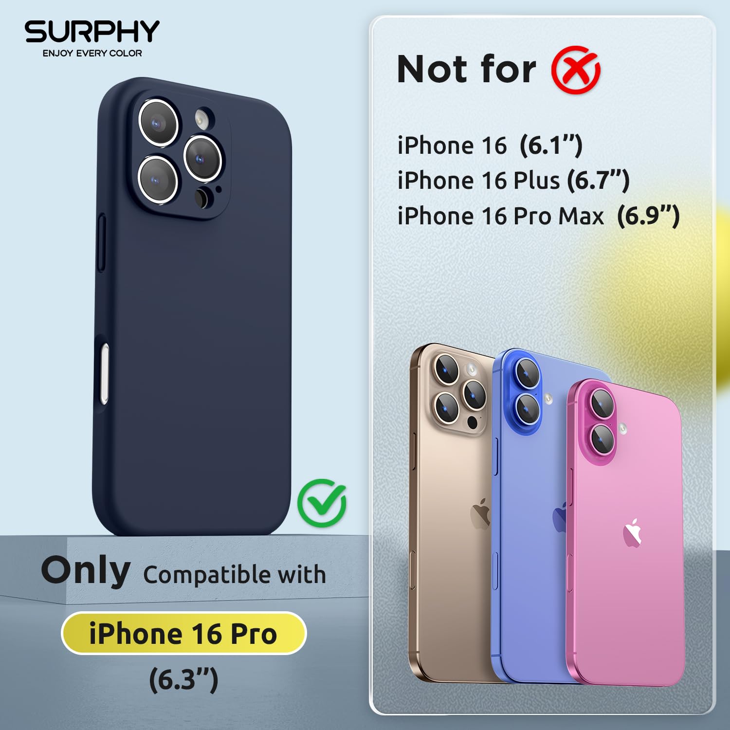 SURPHY Magnetic Design for iPhone 16 Pro Case - Image 2