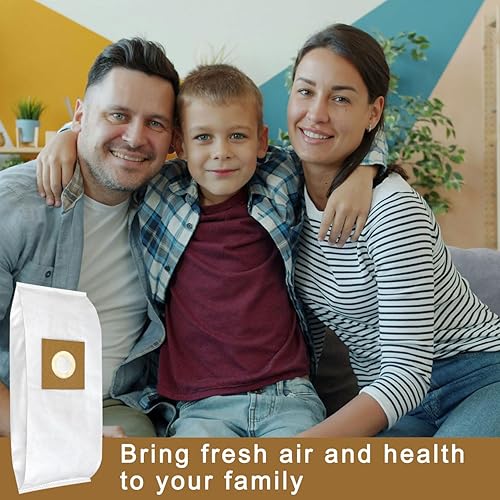 Miniatura 6 de Paquete de 5 bolsas de vacío HEPA tipo Y para aspiradoras Hoover WindTunnel de estilo vertical Y, Z, YZ, reemplazan piezas 4010100Y,