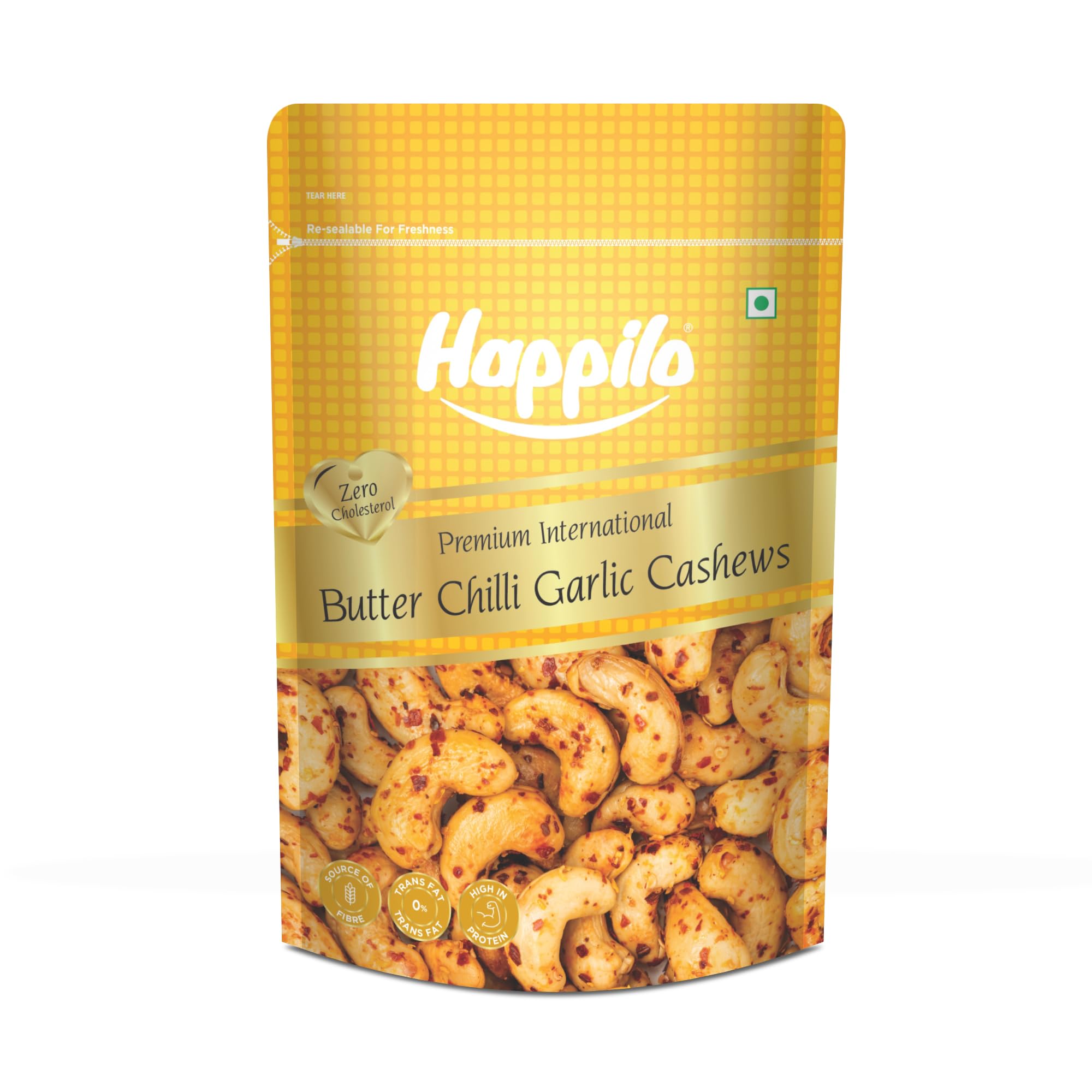 Sponsored Ad - Happilo Premium International Butter Chilli Garlic Cashew 160g | Essential Nutrients like Protein | Fiber | Healthy Fats | Perfect for Spice lovers remium Spicy Roasted Masala Cashew Nuts/Kaju Dry Fruit | Protein & Fiber Rich Chili Cashews| Crunchy Snack | No Artificial Colors, Flavors, Preservatives