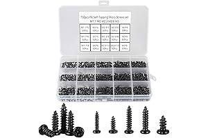 750Pcs Premium 2mm Precision Screws for Repairs and Custom Builds