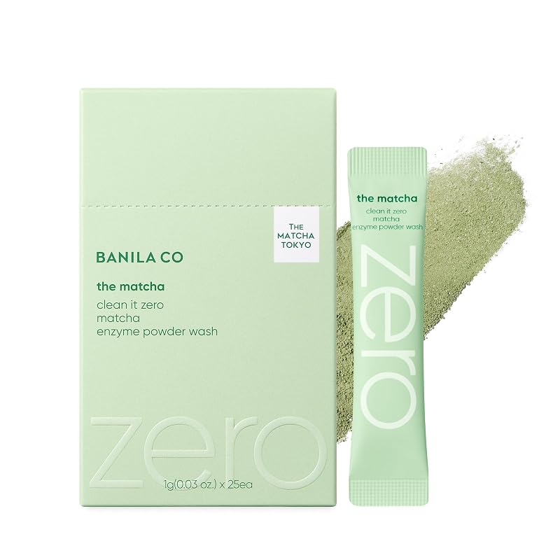 BANILA CO Clean It Zero Matcha Enzyme Powder Wash Lavagem Facial em Pó de Matcha e Enzimas 1 g x 25 unidades