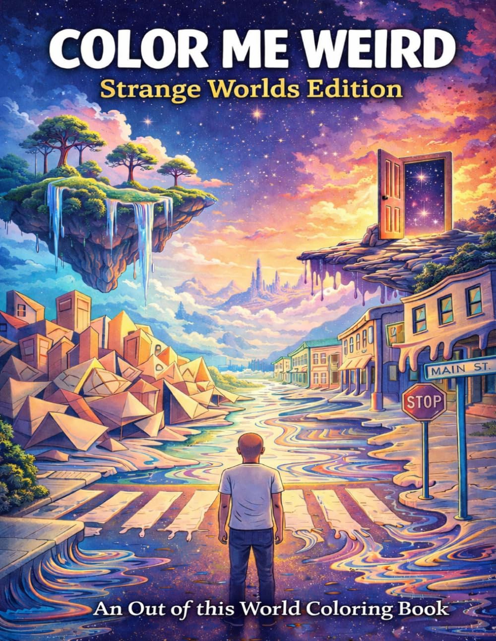Color Me Weird: Strange Worlds Edition: An Out of This World Coloring Book (Color Me Weird Coloring Books)