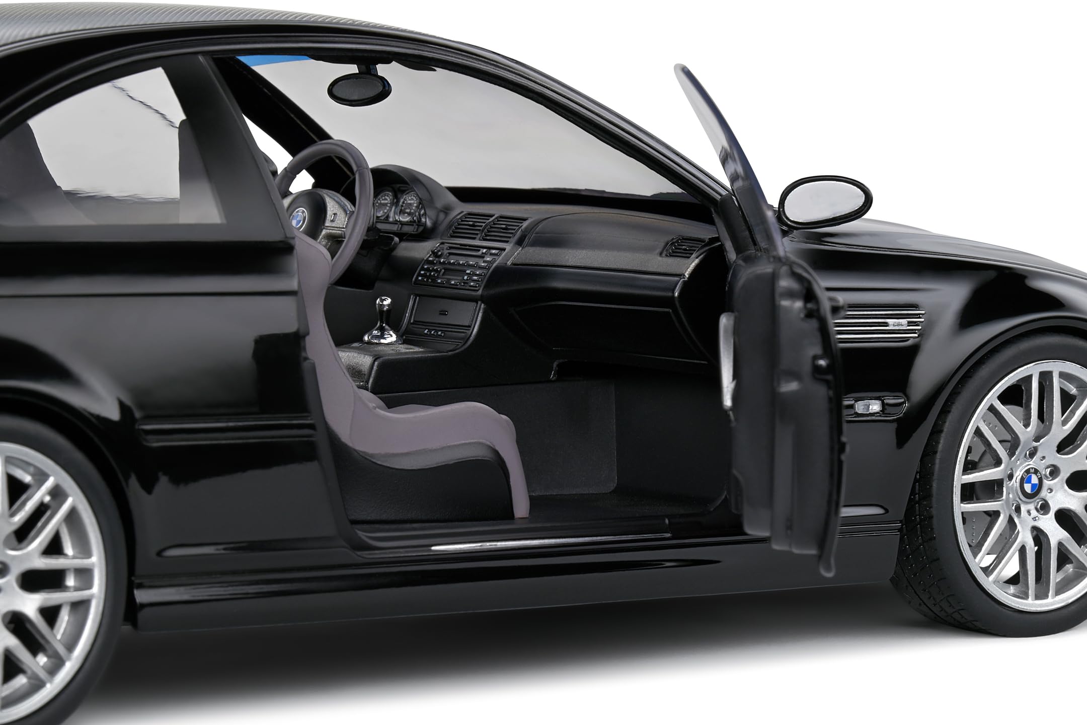 Solido Modellauto Maßstab 1:18 BMW E46 CSL schwarz