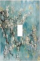 Vista 236 de Placa de pared de tortugas marinas, hierba oceánica, medusas, peces y algas marinas, placa de pared de doble palanca, cubierta de interruptor de luz