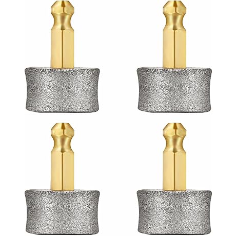 Casfuy Replacement Nail Grinder Heads for Dogs (4-Pack)