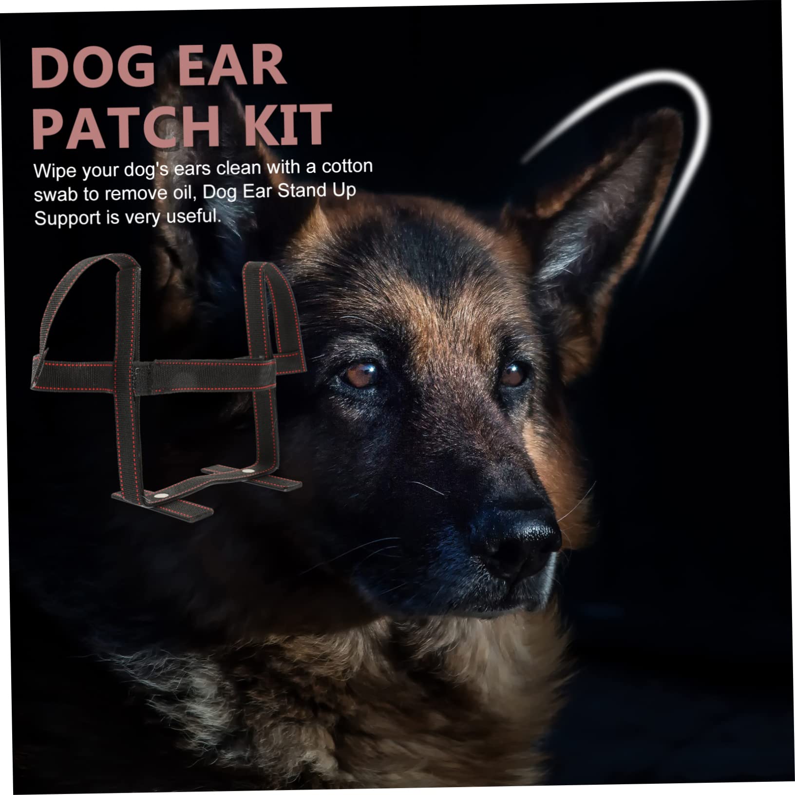 2 Juegos De Erector De Orejas, Kit para Colocar Las Orejas De Perro, Cuidado De Las Orejas De Perro, Soporte para Orejas De Perro, Kit De Soporte De Cinta para Orejas De Perro,