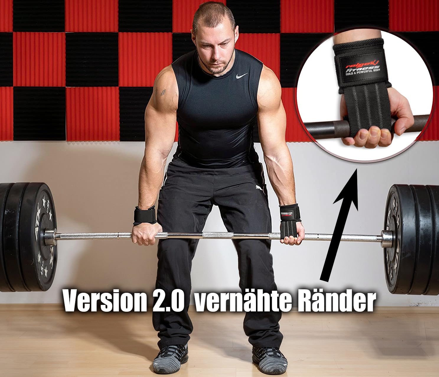 Fast Grip Zughilfen Krafttraining (+Trainingspläne) Profi Schnellverschluss mit Metall-Bolzen für Powerlifting, Crossfit & Fitness - Lifting Straps für Frauen und Männer