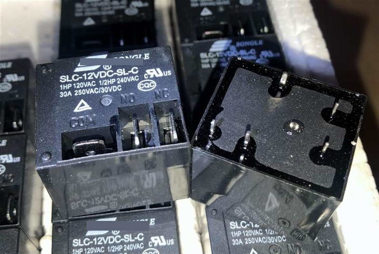 Relé T91-1C-12V-30A SLC-12VDC-SL-C interruptor electromecánico 5 pines repuesto electrónico 3