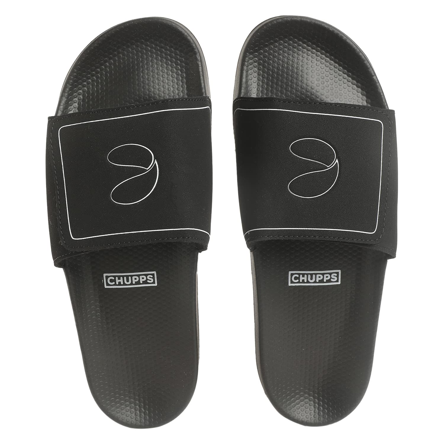 chupps Bandwidth Velcro Slider for Men | FOAM6 Upper Technology with 6mm Foam | Snug Fit Comfort Flip Flop Slipper | ERGOX PLUS Contoured & Cushioned Footbed for Superior Support & All-Day Comfort-picture-32