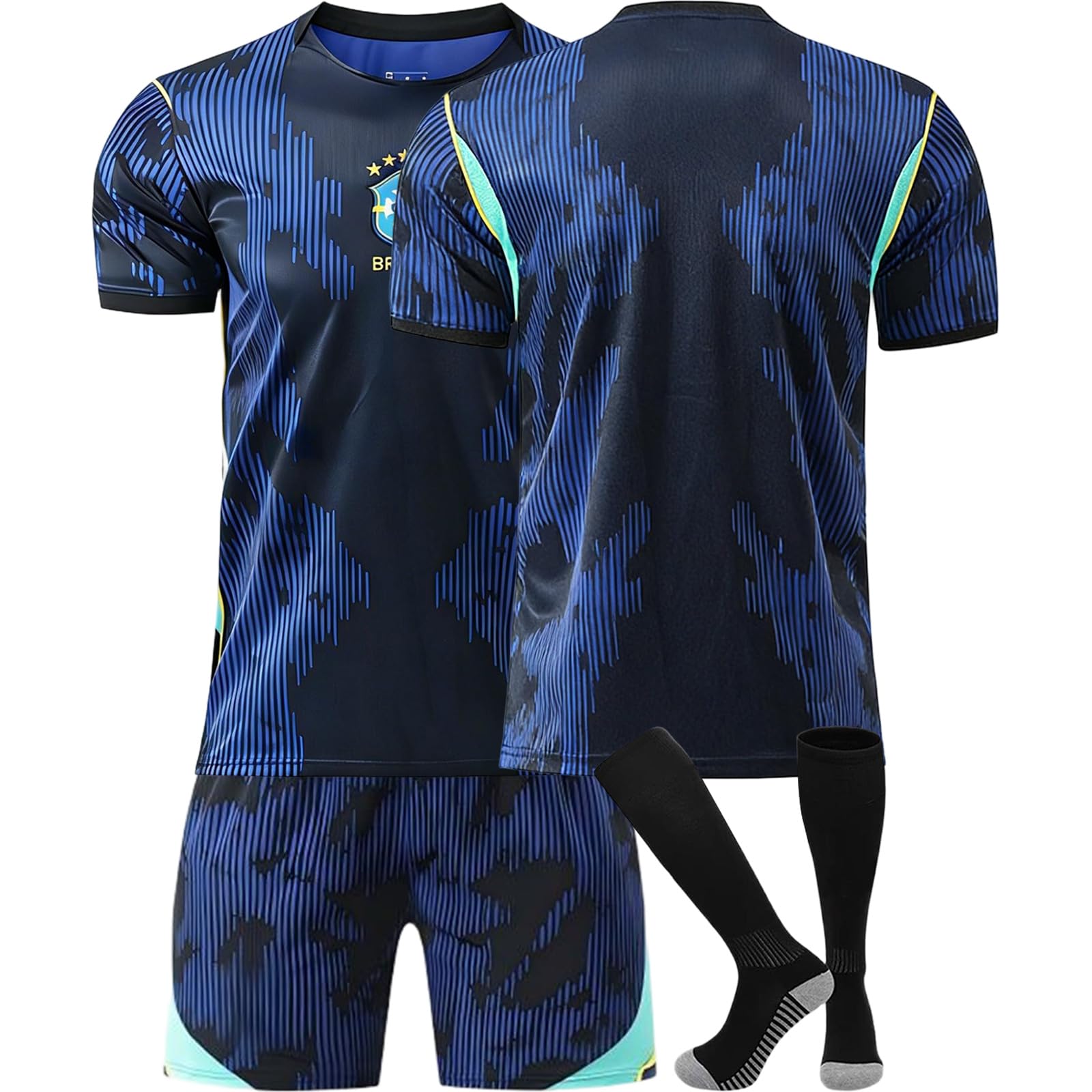 Generisch Deutschland Trikot 2026 für Herren - Personalisiertes 3-teiliges Fußball Set Atmungsaktiv mit Shorts & Socken, für Public Viewing & Amateur Fußball#1