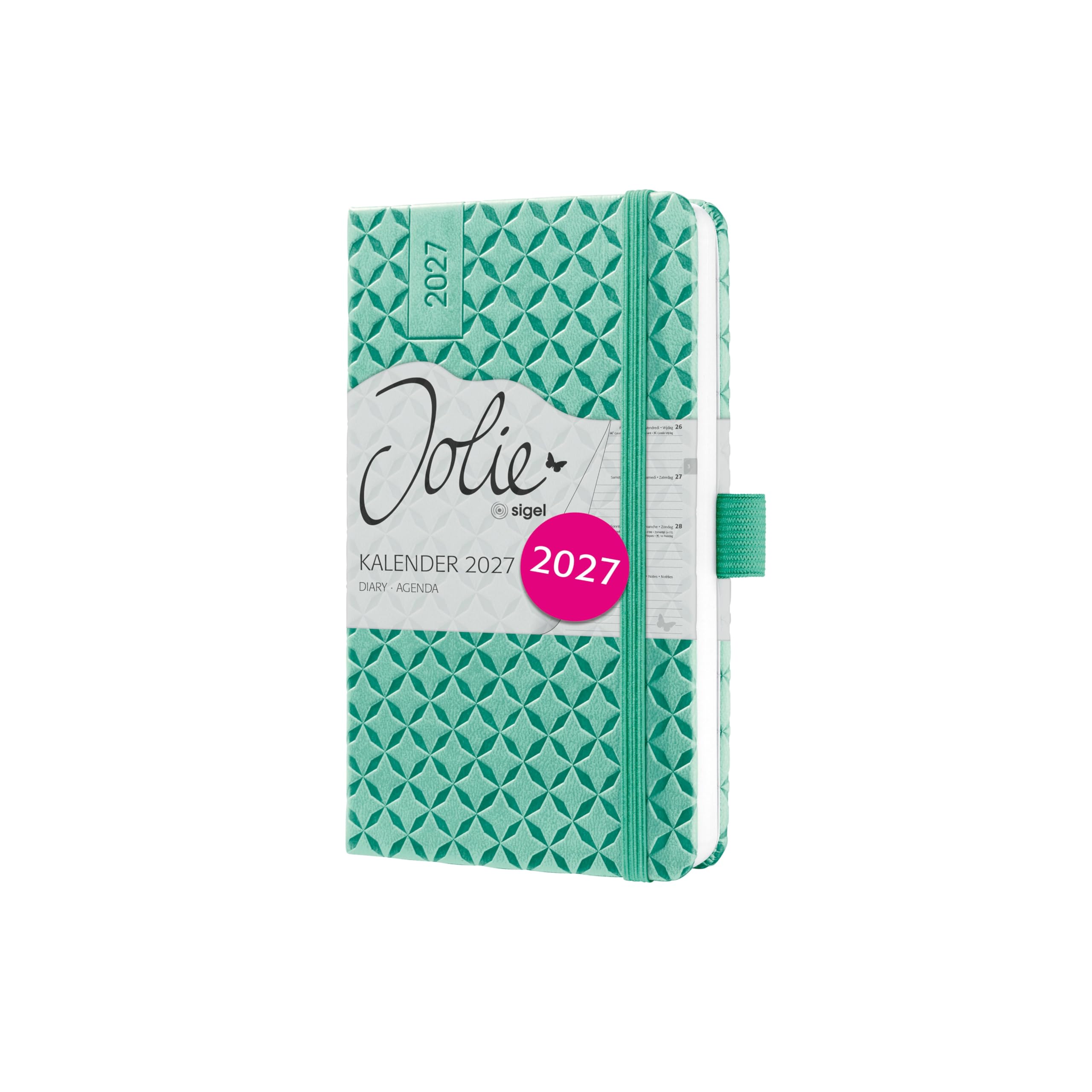 SIGEL Jolie 2027 weekly planner A6, hard cover