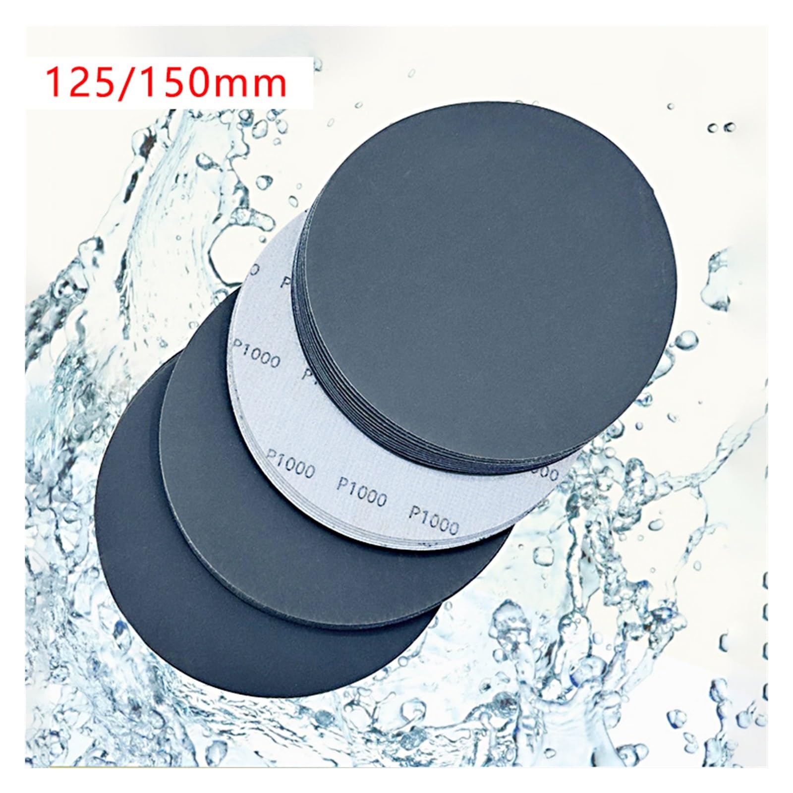 3/5/6inch Dry And Wet Sanding Disc Sanding Paper Metal Polished Woodworking Tools