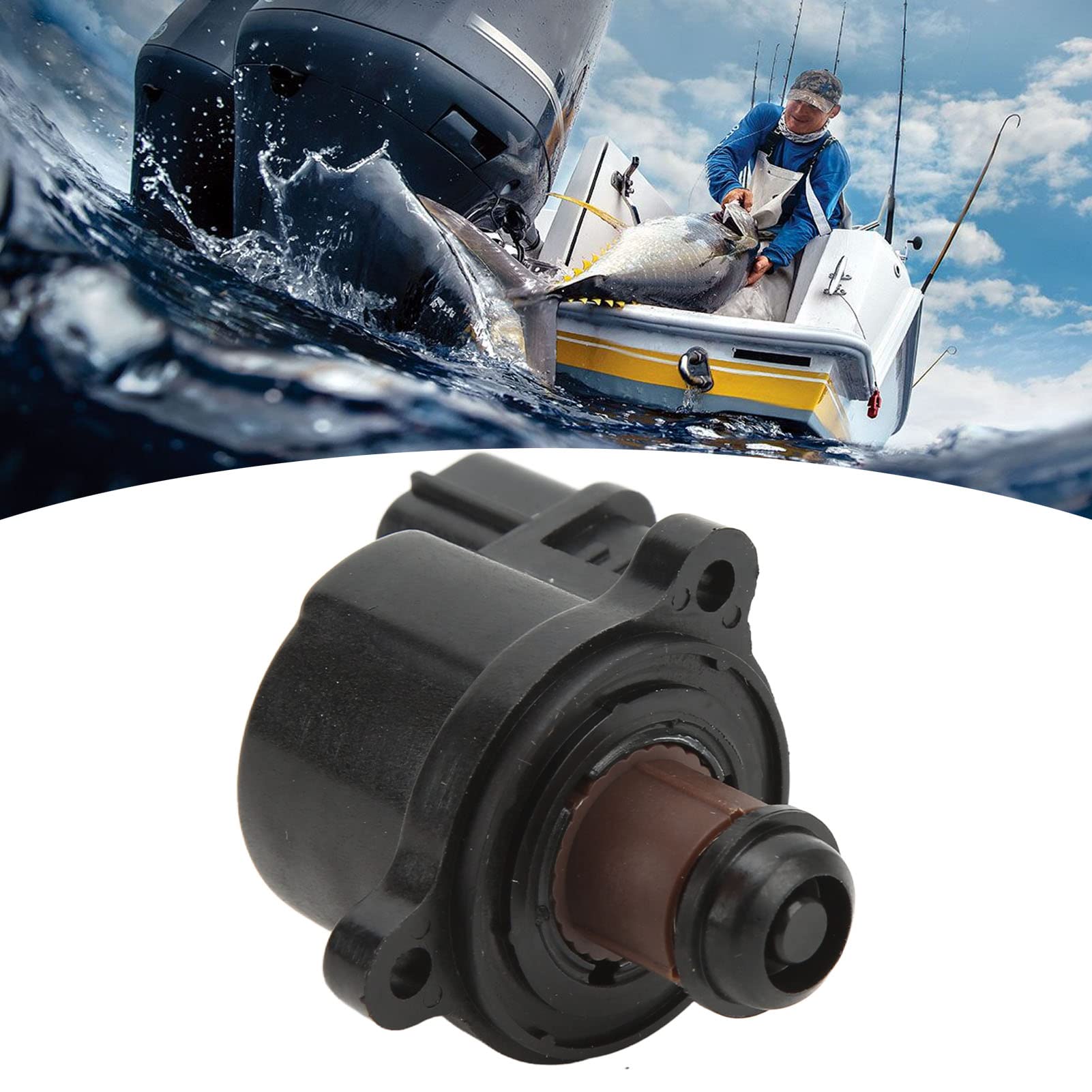Zawór Sterujący Jałowym Powietrzem, Silnik Zaburtowy IAC Zawór 18137 93J01 dla Silnika Zaburtowego 4-suwowy DF150 175 200 250, dla DF 200ATX 2018 Począwszy od VIN