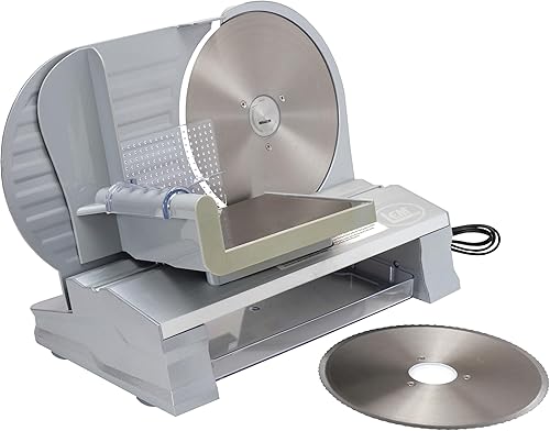 Miniatura 9 de LEM Productos Máquina cortadora de carne eléctrica de 7  pulgadas con hoja dentada de acero inoxidable