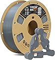 OVERTURE PETG Filament 1.75mm, Bobine de 1kg(2,2lbs), Précision dimensionnelle +/- 0,02 mm (Gris Clair)