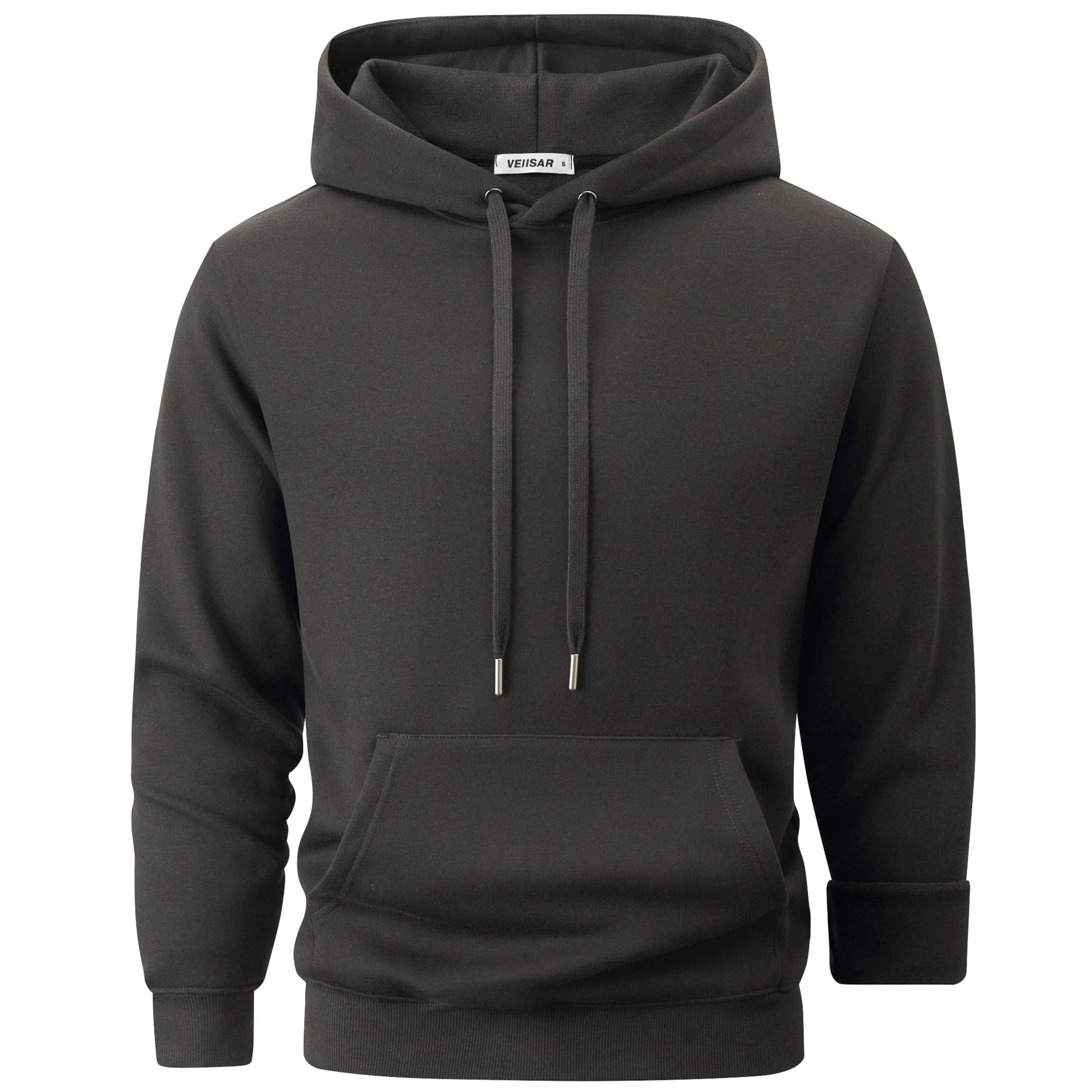 VEIISAR Schwerer Herren Kapuzenpullover 430g, extra Dicker und Warmer Winter-Hoodie mit weichem Fleece-Innenfutter
