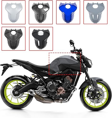 Miniatura 4 de Cubierta de tanque de combustible para motocicleta compatible con Yamaha MT-09 FZ-09 MT09 FZ09 2013 2014 2015 2016 2017 2018 2019 2020 protector de