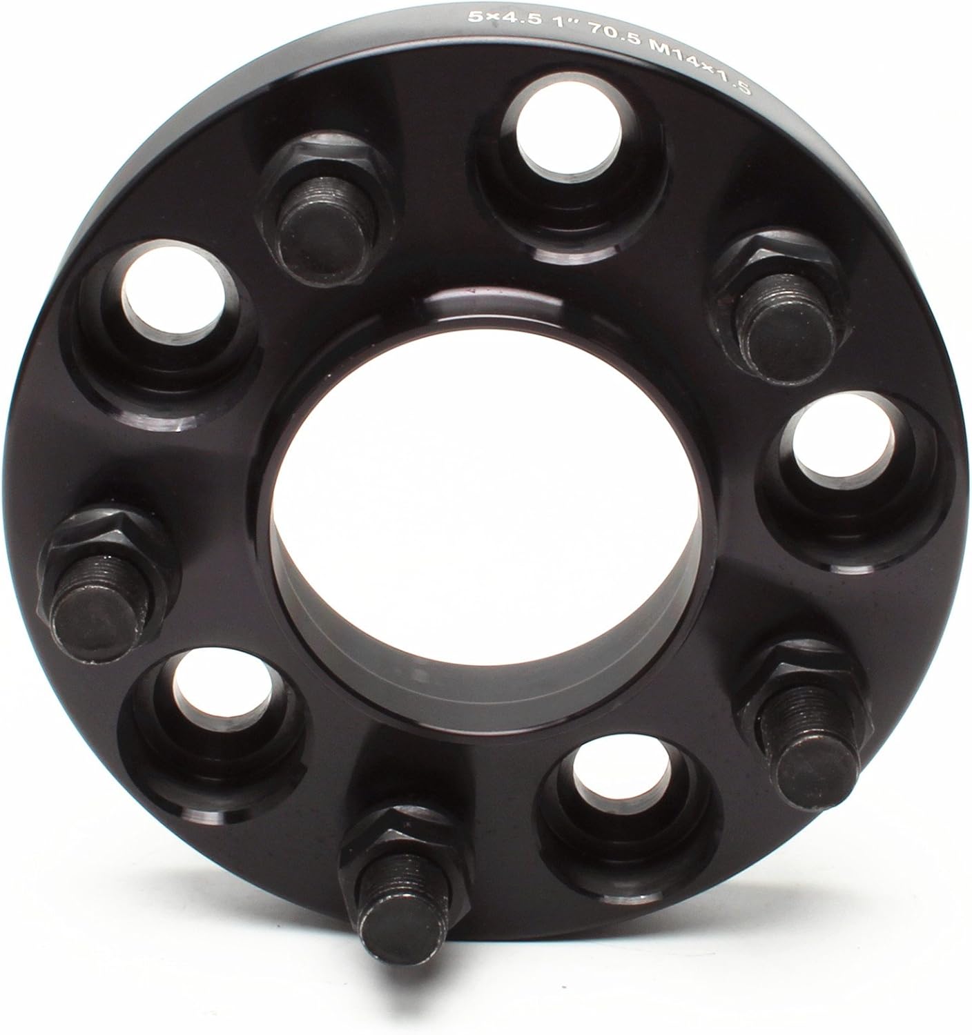 4PCS 5X4.5 Wheel Spacers 25mm 1 inch 5x114.3 Hub centric 70.5mm Hub Bore 14x1.5 Studs Compatible for 2015-2024 Ford Mustang EcoBoost 2020-2024 Explorer
