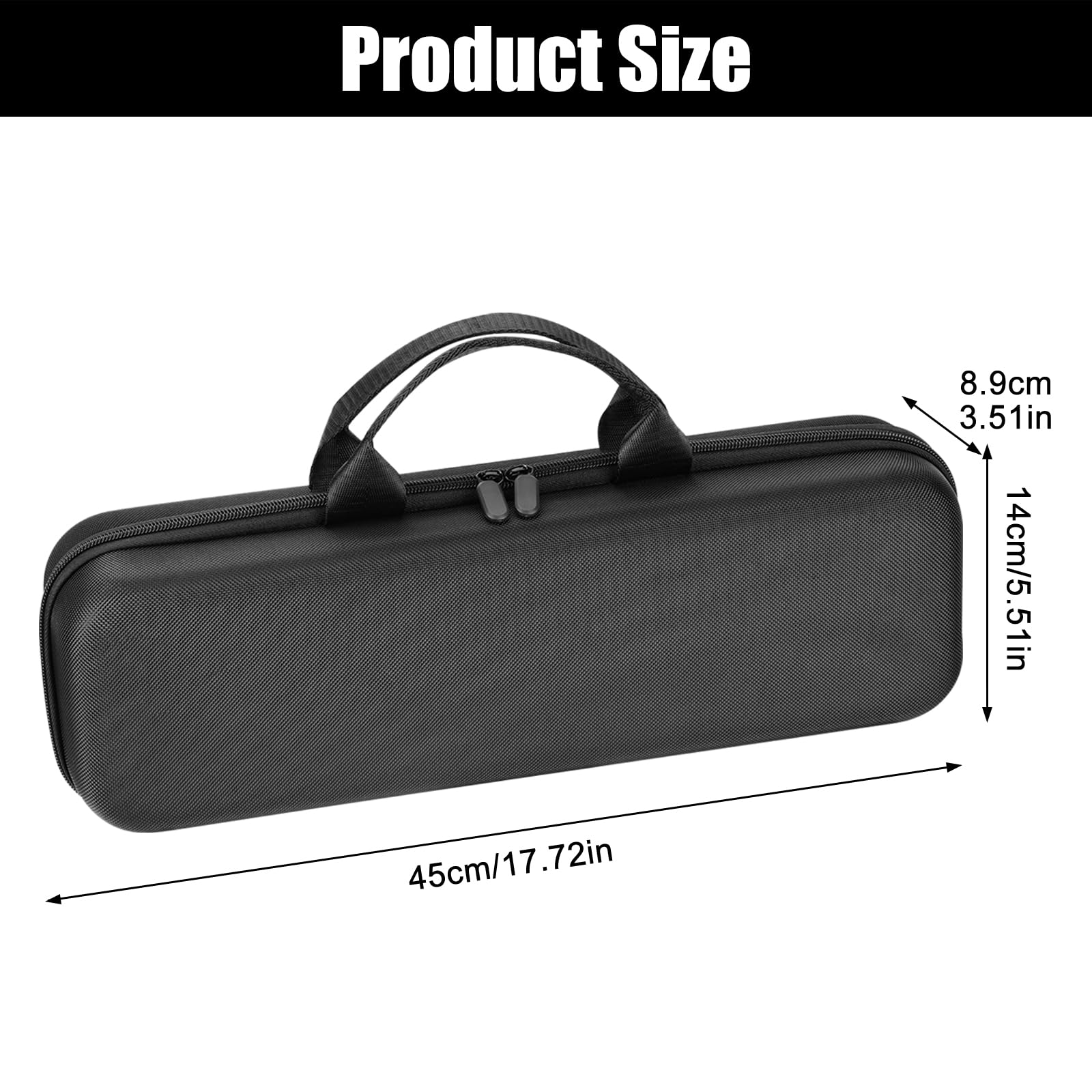 POFIBO Funda Rígida de Viaje para Dysons Airstrait HT01 - Bolsa de Viaje Portátil a Prueba de Golpes, Funda Protectora Portátil para la Plancha de Pelo para Dysons Airstrait