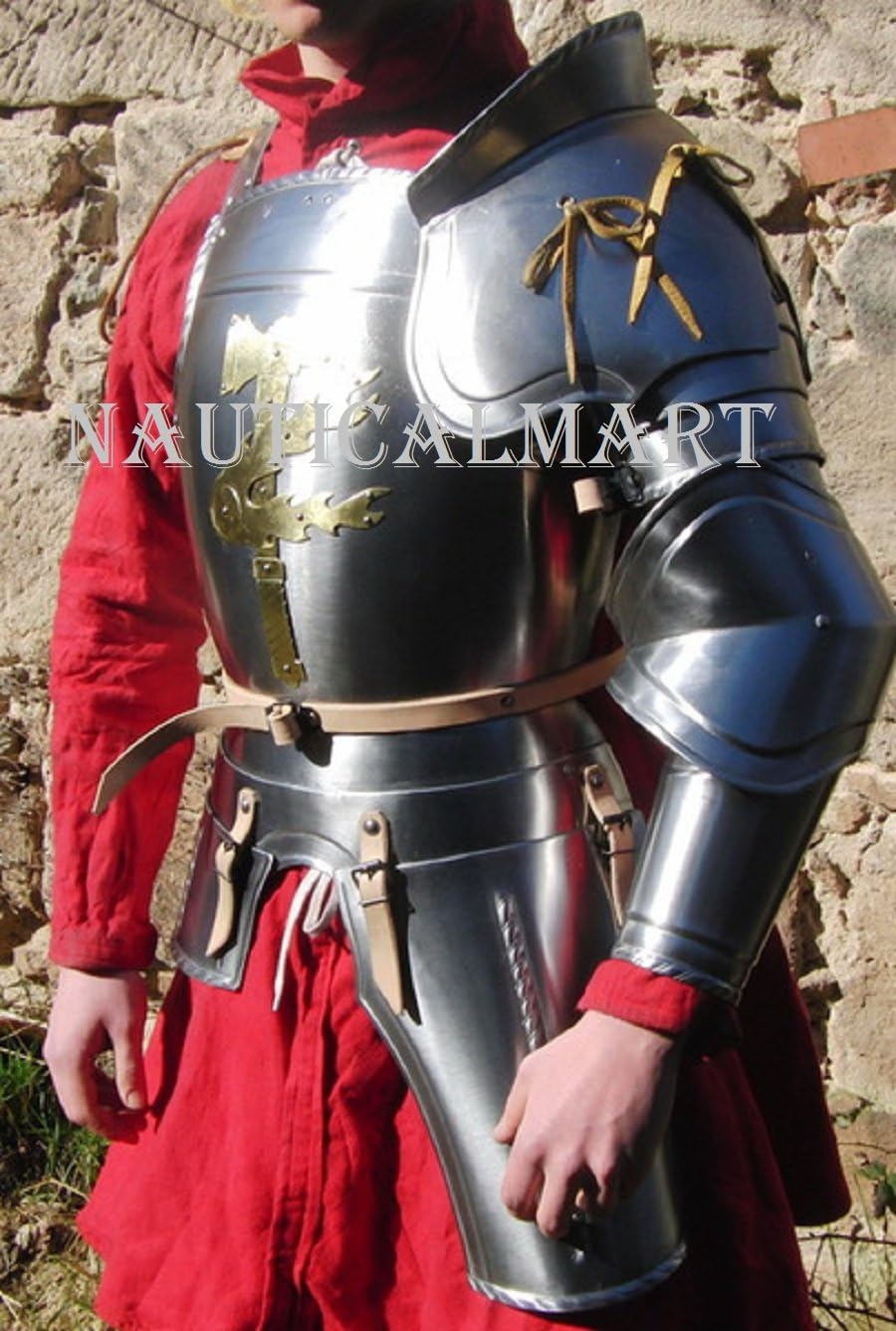 NauticalMart Medieval Knight Reenactment Steel Armour Breastplate Halloween