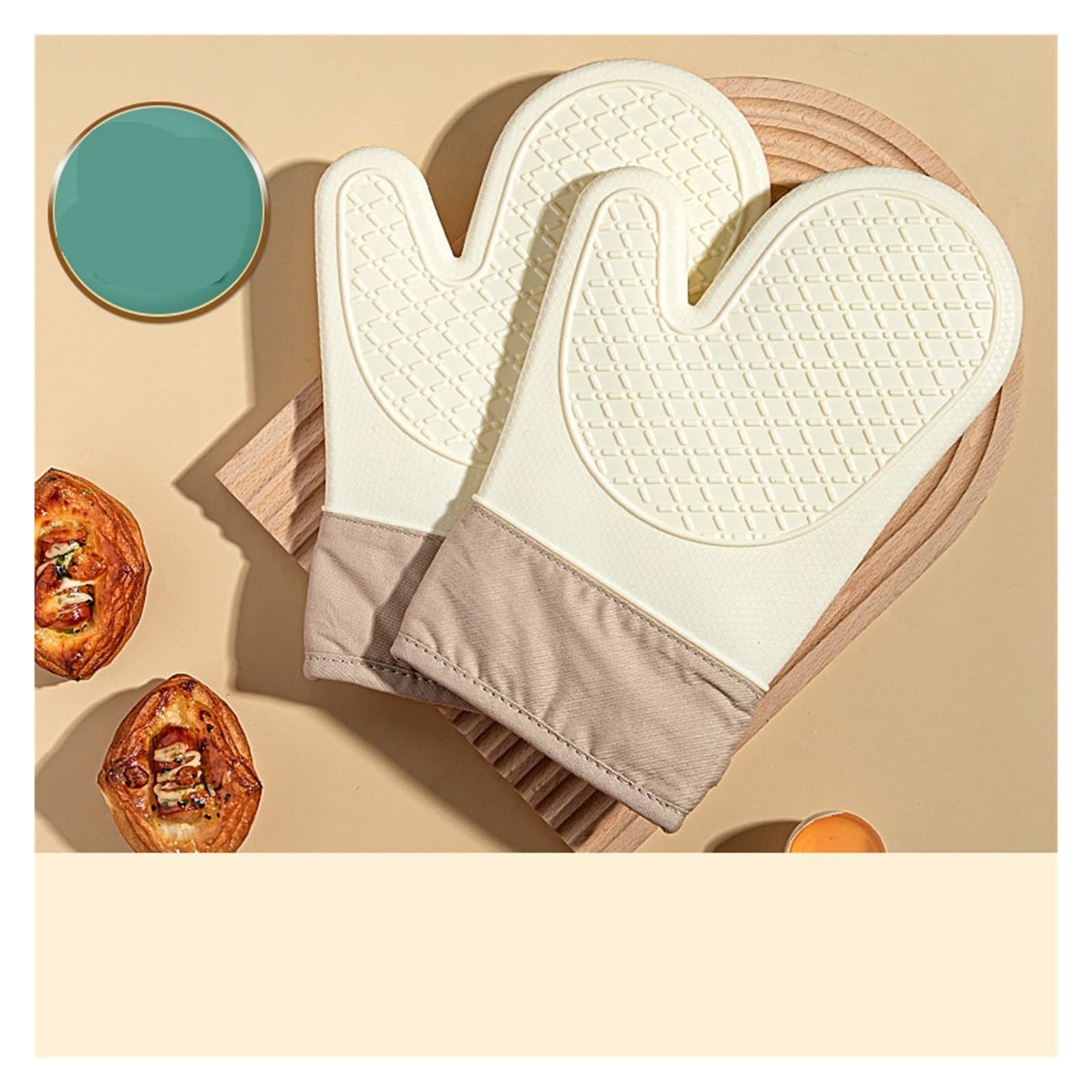 1 Paire De Gants Isolants Anti-brûlure pour Cuisine