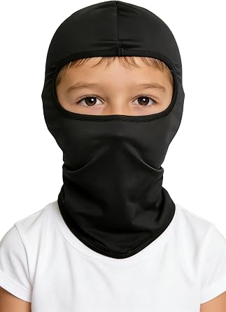 Kids Balaclava Cycling-Mask - Boys-Girls Thin Outdoor Windproof Sun UV Protection Hood