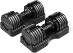 55 lb Paire de bourdons de poids, noir compact 55lb. Set d'entraînement à ampoule de poids-A pour les entraînements connectés