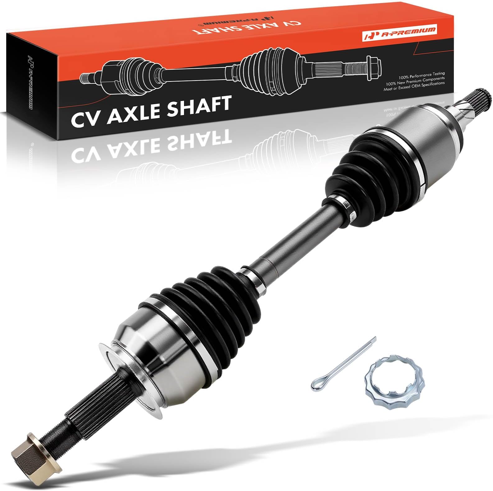 A-Premium CV Axle Shaft Assembly Compatible with Nissan Frontier 05-20 Pathfinder 05-12 Xterra Suzuki Equator 09-12 4WD Front Left or Right